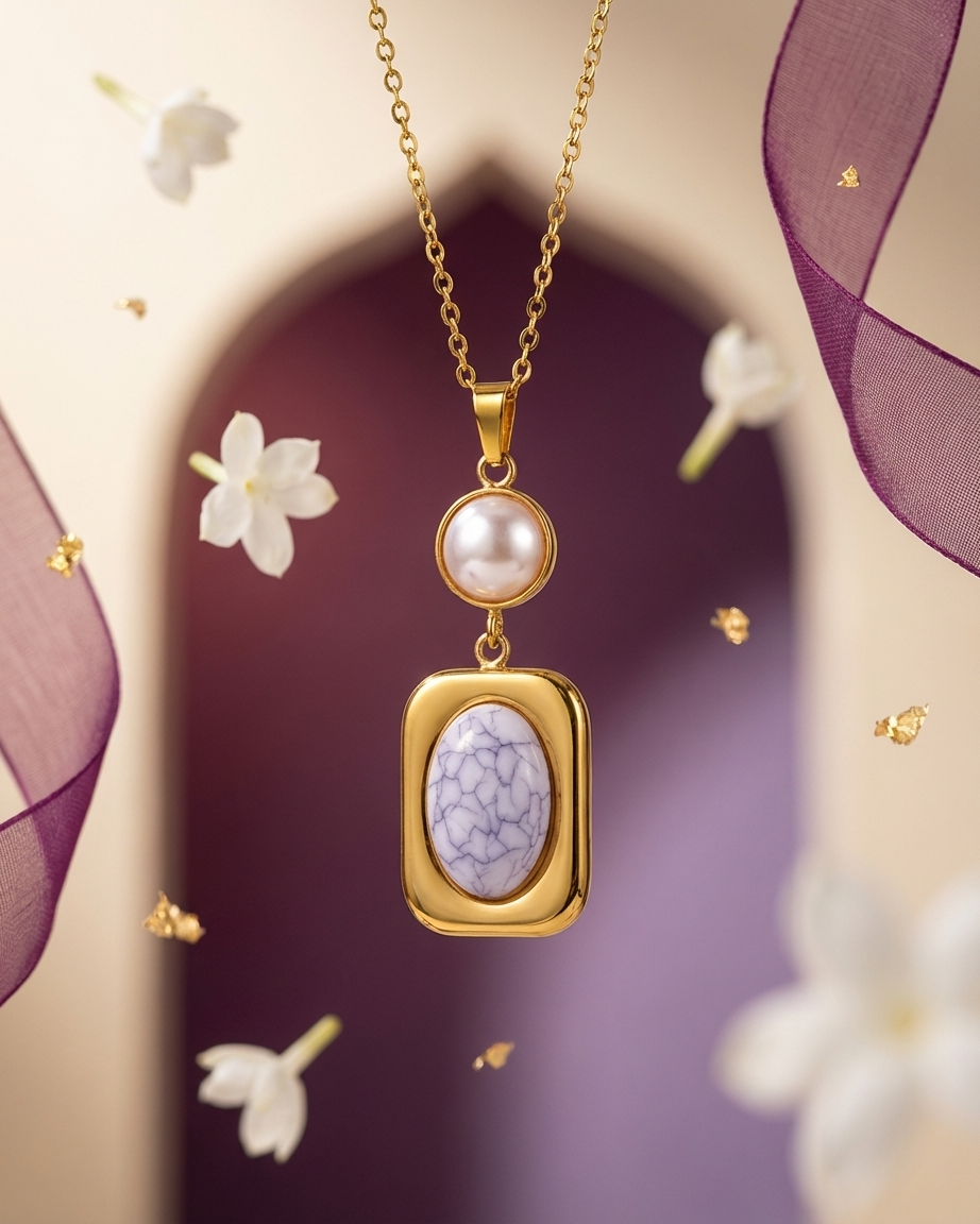 Marble & Pearl Geo