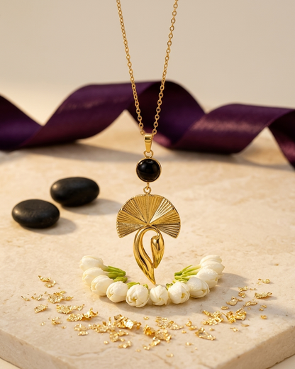 Onyx Ginkgo Fan