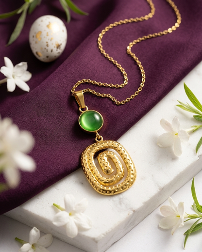 Jade Swirl Square