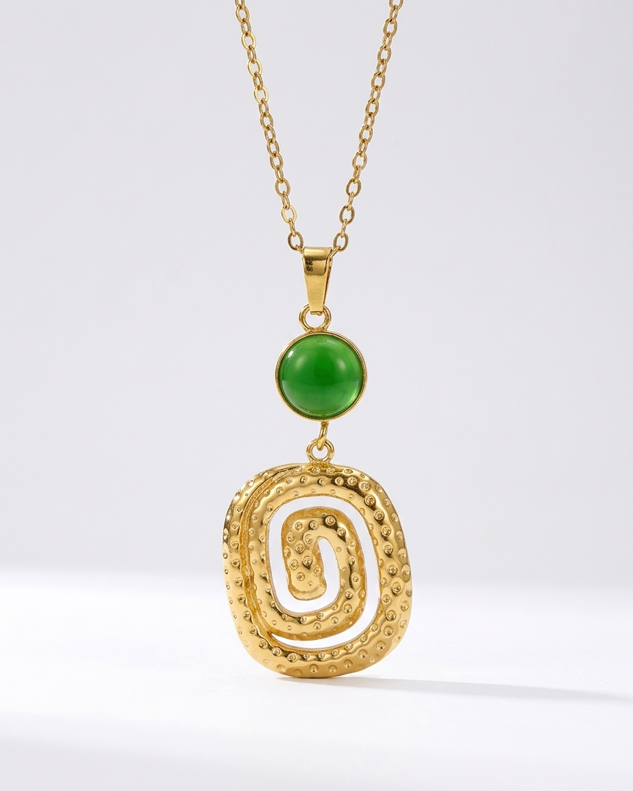 Jade Swirl Square