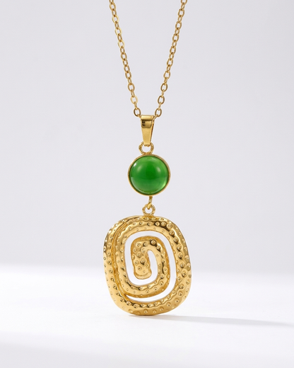 Jade Swirl Square