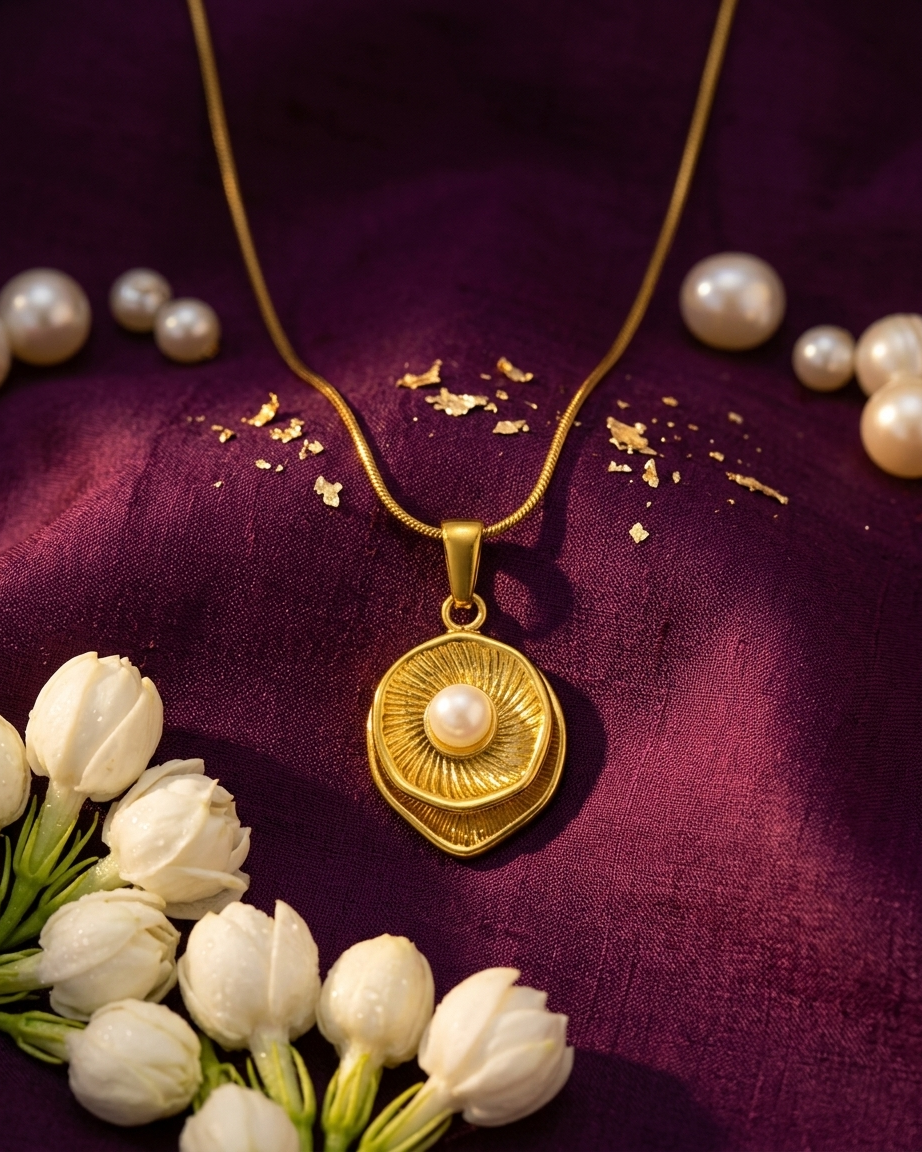 Pearl Sunburst Coin