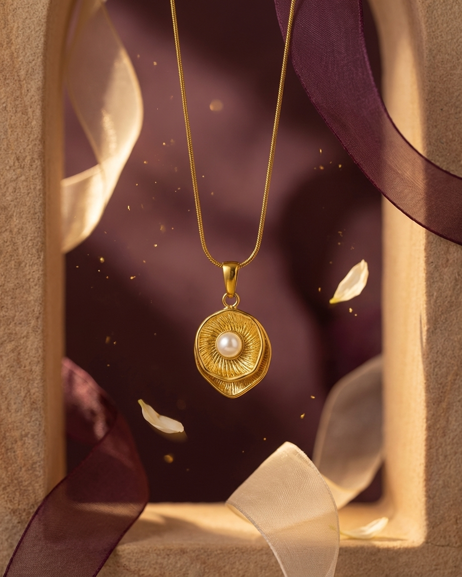 Pearl Sunburst Coin