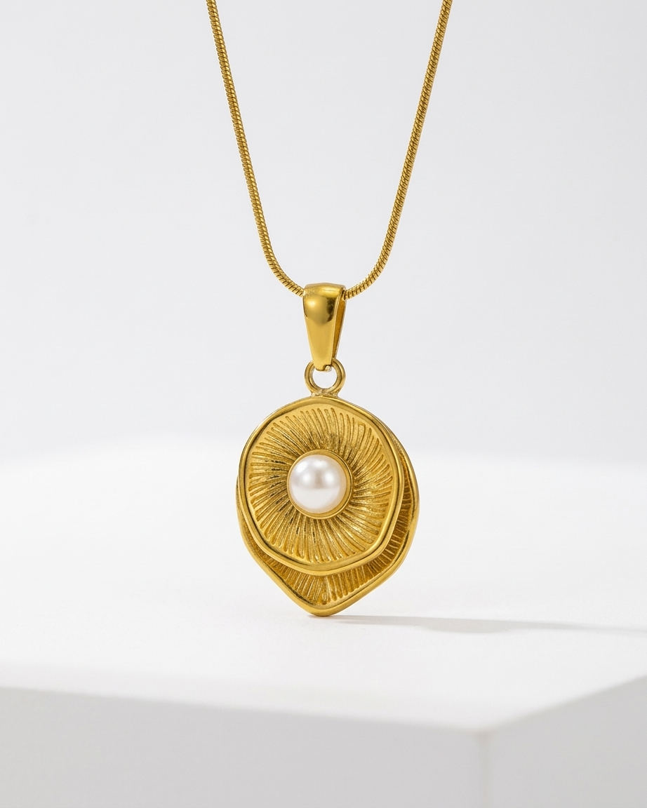 Pearl Sunburst Coin